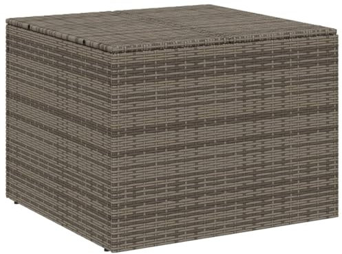 Willood Gartentruhe Grau 291L Poly Rattan