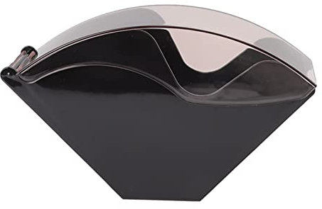 Kaffeefilterpapier-Aufbewahrung, Kaffeefilter-Halter, Spender mit Staubdichter Abdeckung, Kaffeefilterpapier-Rack, Ständer für Fächerförmige Box, Café-Filterpapier-Spender