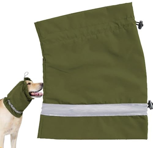Casque anti-bruit pour chien, couvre-chef chaud pour chien avec annulation du bruit | Bandeau de cou de chien avec boucle de réglage avec bande réfléchissante, bande de toilettage pour chien et