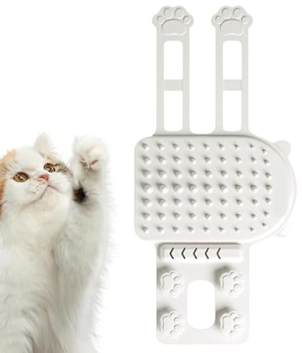 Katzenbürste Ecke – Wand Ecke Katzengesichtskratzer | Katzenpflege Eckbürste | Haarausfall Massagekamm Haustier | Hund Katze Gesicht Kratzer | Kitzelkamm Haustier Bürste für kurzes/langes Haar Katzen