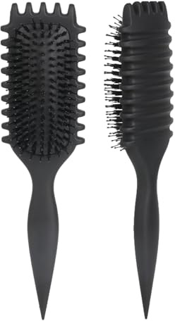 Cepillo de pelo rizado y curly hair: el último cepillo de peinado con cerdas de jabalí para cabello rizado (#4, 135 g)