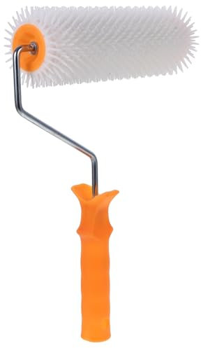 SHINEOFI Nagelwalze Für Zementböden 23cm Selbstnivellierende Walze Mit Stachel Und Komfortablem Griff Zur Entschäumung