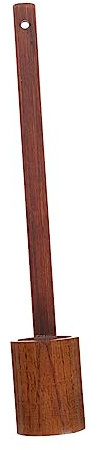 KICHOUSE Vintage Wooden Wine Ladle Long Handle Spoon 1-Piece Bamboo Wine Dipper for Home Use