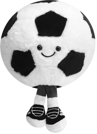 HENGBIRD Peluche de fútbol cojín Suave y Esponjoso para Asiento de fútbol Juguete de Peluche de fútbol Regalos de fútbol para niños Regalo para los Amantes del fútbol y niños y niñas