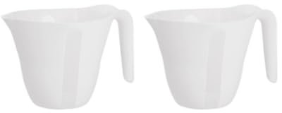 AMYSTY Lattiera Salsiera Tazza Graduata in Plastica di Grande capacità con Manico, Tazza for Il Latte, Utensile da Forno, Secchio for Salsa, Salsiera Bricco Latte Brocca da Portata