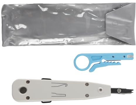 Orivin Outil d'insertion LSA, LSA Plus, outil d'insertion Crown pour prises réseau et panneaux de brassage