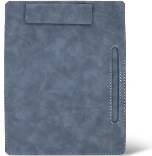 AUTSUPPL Planchette à Pince Bleu pour Documents et Dossiers Support Écriture Portable Organisateur de Papier Multifonction pour Bureau École et Restaurant