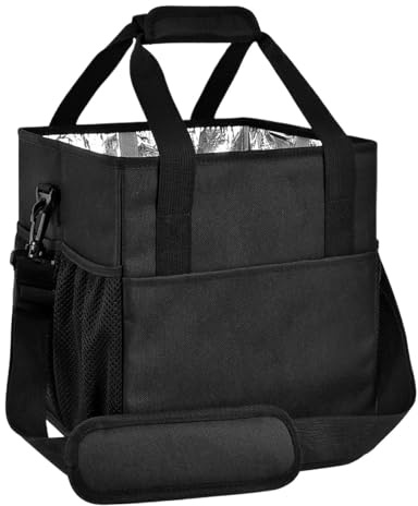 Dryckeshållare - Oxfordtyg 10,63 x 11,02 x 9,06 tum | Vikbar Dryckesväska | Mugghållare Bärbar Isolerad Väska För Asport Kaffeleverans, Viagg Picknick