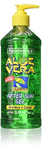 Fruit of the Earth After Sun Gel, Aloe Vera, 20 Ounce