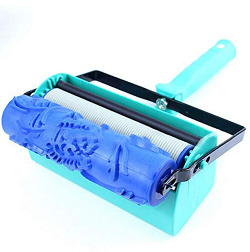 HKDJ-5 Pollici Rullo per Pittura A Macchina,Spazzola A Rullo Verde Decorazione della,Parete della Casa dello Strumento Fai da Te Pitture E Trattamenti per Pareti