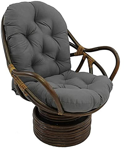 XINYUWZ Schaukelstuhl Auflage Polster Kissen 120x60cm Polster Für Schaukelstuhl Schaukelstuhl Kissen Lounge Sessel Kissen Für Gartenstühle Rückenkissen Polster(Size:120X60CM,Color:Hellgrau)