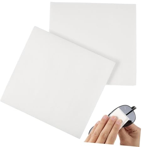 POPETPOP Elektronische Wischtücher 300 Stück Fusselfreie Tücher Ultraweiches Staubfreies Papier Zum Reinigen Von Linsen Filtern Scannern Kameras Teleskopen Mikroskopen Fusselfreies Papier