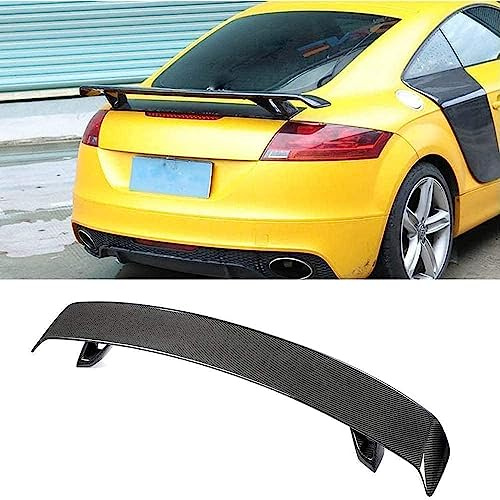 HYGGLY Auto Heckspoiler Spoiler für Audi TT MK2 8J TTS 2008-2011, Kofferraumspoiler Lippe Heckflügel Spoilerlippe Dachspoiler Bodykits Auto Zubehör