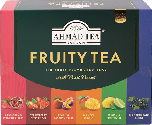 Ahmad Tea Fruitytea - Assortiment de thé noir et vert - 6 variétés
