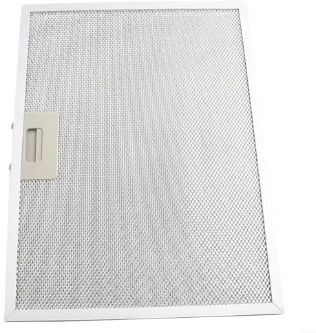 Eawfgtuw Replacement Cooker Hood Filter, 5-Layer Aluminized Grease Mesh Hood Vent Filter, Metal Mesh Extractor Vent Filter, For Kitchen Extractor Fan Vent (Silver, 400 X 300 X 9mm)