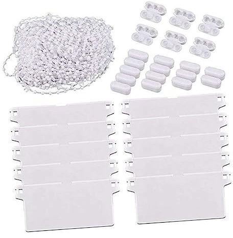 Ciieeo Plastik Vorhang Zubehör Für Vertikale Jalousien Ersatzteile Für Rollos Und Gardinen Blenden Zubehör Für Flexiblen Einsatz Wohn Und Büroräumen