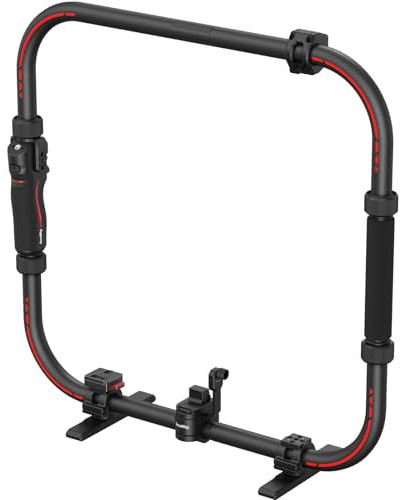SMALLRIG Stabilizzatore palmare ad anello per DJI RS 2 / RS 3 Pro/RS 4 / RS 4 Pro Gimbal, supporta vari controlli, design pieghevole integrato, carico massimo 8 kg - 4328