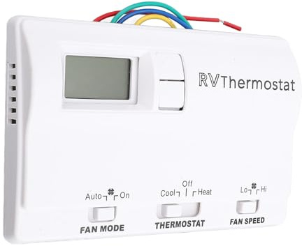 Termostato Digitale per 3 modalità Termostato HVAC Montato a Parete 83303362 per Riscaldamento e Raffreddamento (WHITE)
