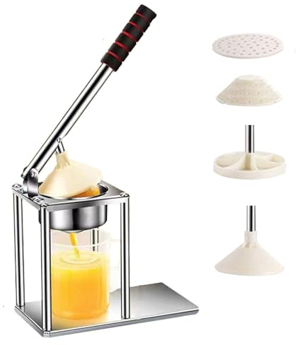 Manual Juicer - Commercial Citrus Hand Press, Fresh Juice Squeezer | Removable Inner Outer Barrels Reduce Cleaning Difficulty, Ideal Orange Lemon Pomegranate Juicing Used To Make Fruit Wine Cheese