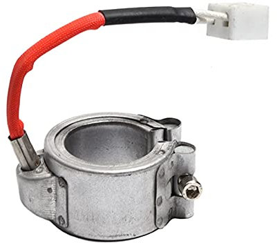 Water heater parts 60x30/60x35/60x40/60x45mm Ceramic Band Heaters 110V/220V/380V Aluminium Plate Cover 300W/400W Electric Heating Element (Color : 110V, Size : 300W 60x30mm(IDxH))(110v,400W 60x35mm(ID