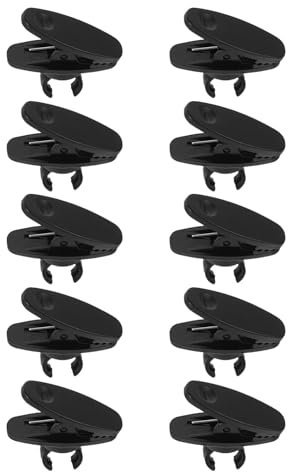 BESTonZON 10pièces Pince pour Microphone Noire Rotative Support de Micro pour Pied de Micro Convient à Enregistrement aux Performances