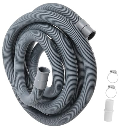 Homoyoyo Drain Pipe Extension Kit for Washing Machine Dishwasher Water Hose Connector for Portable Washer and Split Unit Hose Includes and Connector