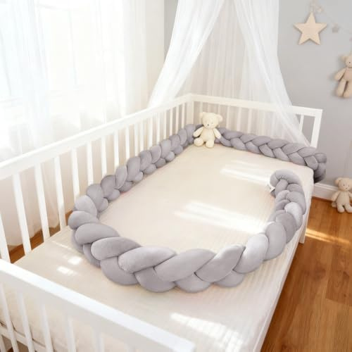 PTKG Knotted Cushion Handmade Soft Knot Pillow Braided Knotted Cushion All Round Braided Protector Cushion Braided Pillows Knotted Soft Anti-Fall Decor Knot Pillow,C30,300CM