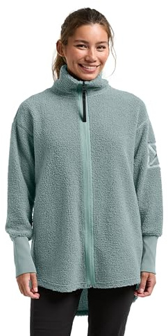 Didriksons - Sally Teddy Jacke - Damen Pile Full-Zip - Blau