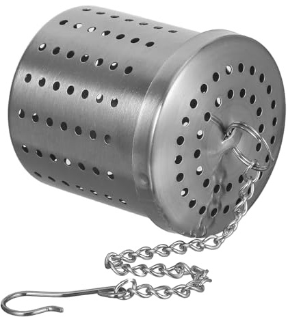 MUELODSIC Colador de Té Bola Infusor Pequeña de Acero Inoxidable 304 Malla Fina para Especias y Condimentos, Cesta Multiusos para Infusiones en Cocina y Preparación de Té a Granel