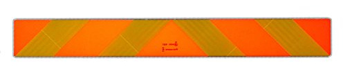 Trupa ECE 70.01 Warntafel 1130 x 132 mm LKW Zugmaschine SZM BICMA Heckmarkierung Voll