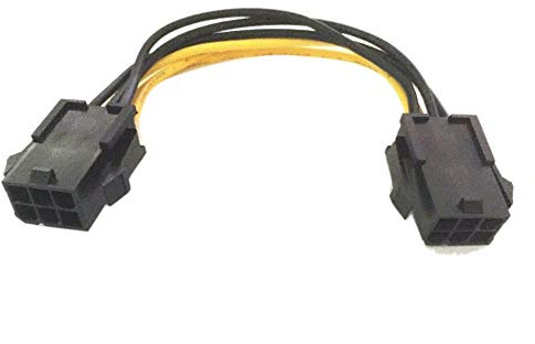 Gintai Reemplazo del Cable de alimentación de la Tarjeta gráfica para 16AWG PCI-E Hembra de 6 Pines a PCIE 6