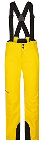 Ziener Jungen ARISU Ski-Hose, Schnee-Hose | wasserdicht, Winddicht, warm, Cyber Yellow, 140