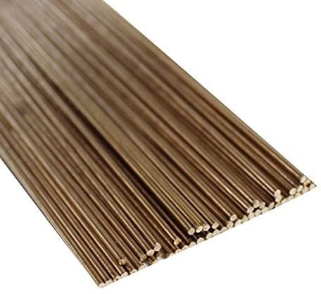 KEEBI Bronze-Kupfer-Füllstab Schweißdraht 1,2 mm 1,6 mm 2,0 mm 2,5 mm 3,0 mm DIY-Hardware-Zubehör (Size : 2.0mm x 500mm 10pcs)