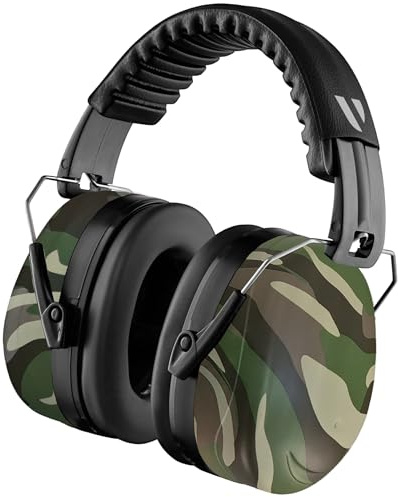 Vanderfields Ear Defenders Adults, 33dB Certified UKCA, Protection Noise Cancelling Headphones, Safety Earmuffs Ear Protectors, Sensory Headphones, Ear Defenders for Autism, DIY, Mowing, Construction