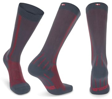 DANISH ENDURANCE Kompressionsstrümpfe, 21-26 mmHg, für Sport, 1 & 2 Paar | Kompressionssocken, 21-26 mmHg für Durchblutung, Regeneration, Laufen & Reisen, Unisex