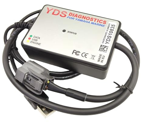 YamahaMarine Y.D.S. Marine Diagnostic Kit for Outboard Engines & PWC - Compatible with EFI 4-Stroke & HPDI Models, Includes Hardware, Software