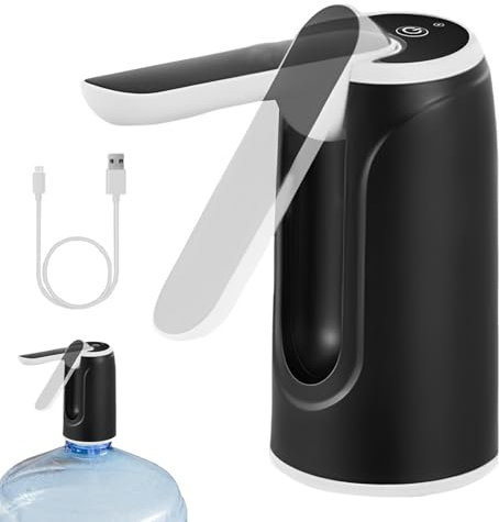 Nybhyjka Bomba de Botella de Agua, Bomba de Agua eléctrica, Dispensador de Agua automático, Plegando el Dispositivo de Consumo de Alcohol Tranquilo, Calientes y fríos, Suministros para la hidratación