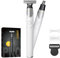 Xpert T Magnetischer Barttrimmer & Elektrorasierer, All-in-One, verstellbarer Kamm, 12-in-1, Nasenhaarer, Epilierer & Körpertrimmer für Herren und Damen, Schnellladung Typ C (White-Solo)