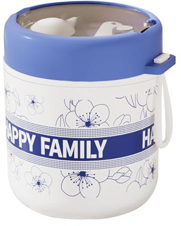 Overnight Avena Barattoli – Contenitore termico per zuppa, yogurt parfait tazze per colazione, riscaldamento a microonde, ciotola per cereali, snack per pendolarismo e viaggi a breve distanza