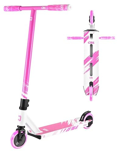 CORE CB1 Trottinette de Débutant – Trottinettes de Stunt pour Enfants 6 Ans et Plus, Trottinette de Freestyle pour Débutants avec Roues de 110mm – Trottinettes Pro Pour Adolescents & Enfants – Blanc