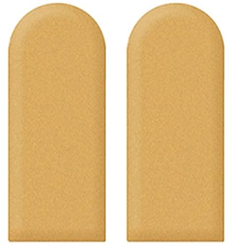 Lot de 2 Panneaux muraux rembourrés, tête de lit autocollante, Autocollants muraux 3D Anti-Collision, Rembourrage Mural pour tête de lit d'enfant, pour Chambre à Coucher, Salle de Jeux (coul