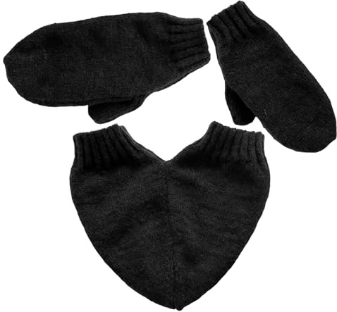 Guantes de invierno para hombre, guantes para parejas, calentadores de manos, guantes para clima frío en forma de corazón, para cosplay, caminar, al aire libre, cumpleaños, vacaciones