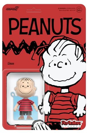 Super7 Peanuts reaktionsfigurer Wave 08 Linus actionfigur
