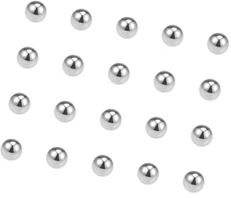 Gyrodymix 50Stk. Kugellager Kugeln Stahlkugeln Chromstahl G10 Feste Lagerkugeln Set Präzisionskugeln 5,5mm Langlebiges Produkt