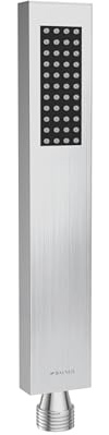 Balneo Pommeau Douche Inox AISI 304, Design Fin & Moderne, Cascade Modèle 2 | Raccord universel 1/2, Économiseur d'eau
