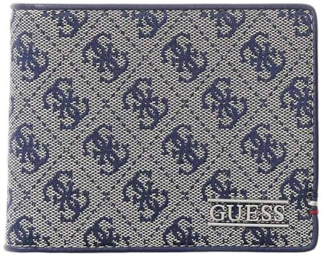 GUESS Geldbörse Boston Bifold Wallet Sand Blue dunkelblau