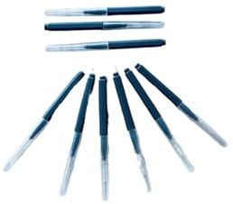 Cepillo interdentalborste, 50 stycken, tandrengöring, skräp mellan tänderna, hängslen, rätt tandreglering, munhygien (färg 7)