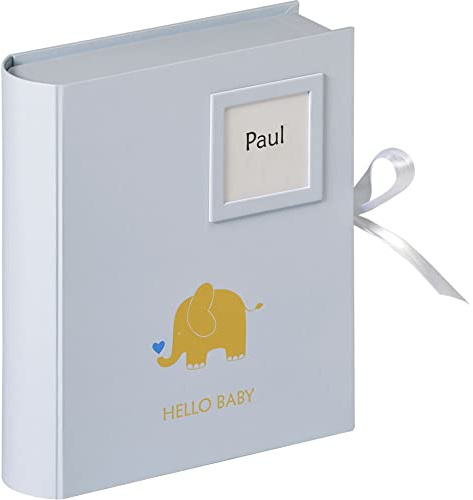 walther design Aufbewahrungsboxen blau 32 x 32 cm mit Prägung Baby Animal FB-148-L