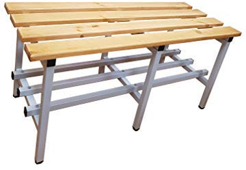 Fleda TRADING Panca Spogliatoio con Doghe in Legno Dim. L100xP40xH45 cm
