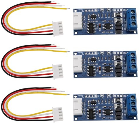 Be In Your Mind 3 Pezzi Modulo Adattatore Da TTL A RS485 52x22,7mm Convertitore Di Alimentazione Per Porta Seriale Da 3,3V 5V Con Hardware A Filo Flusso Automatico Alla Scheda Di Controllo